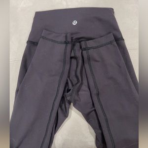 Black lululemon leggings size 2